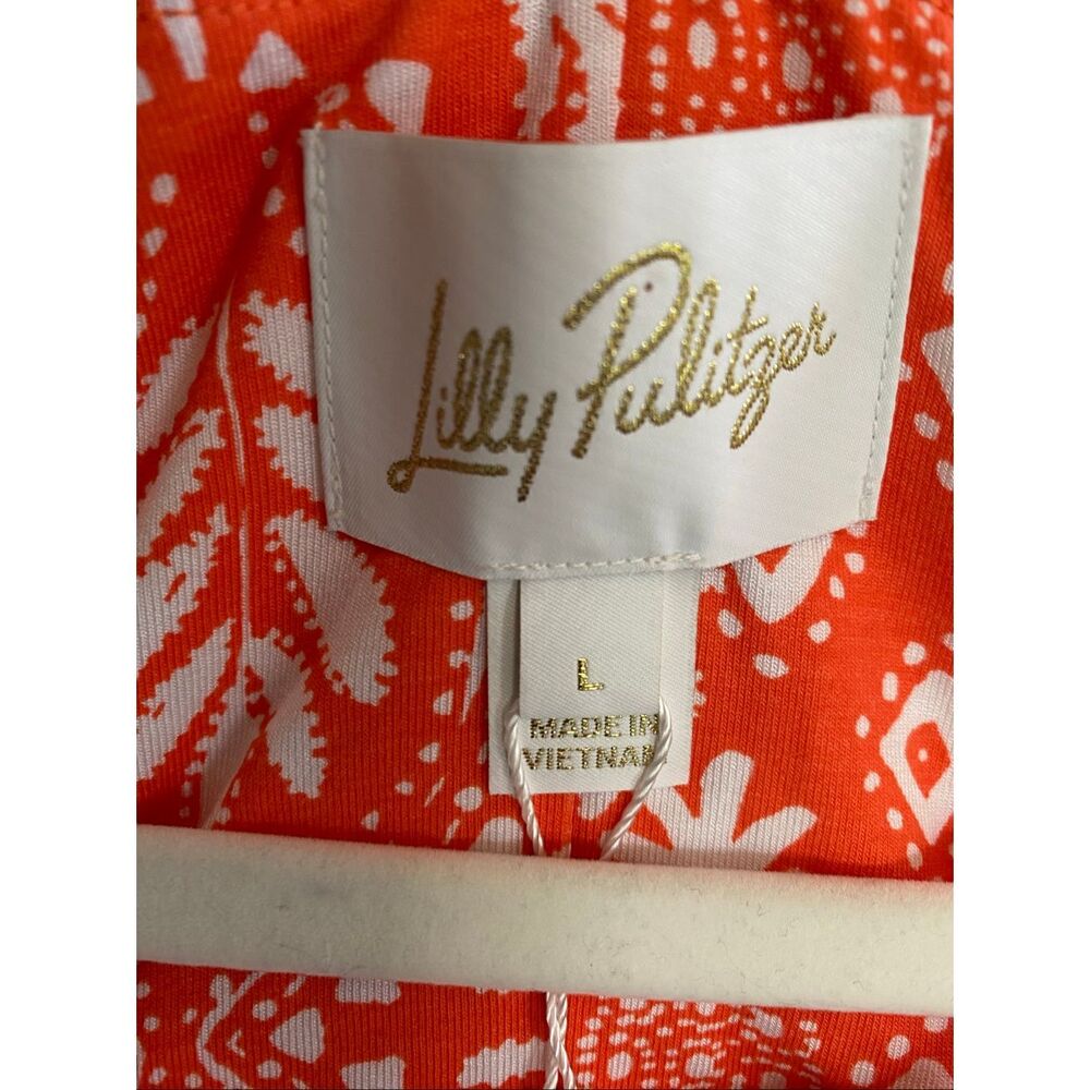 NWT Lilly Pulitzer Ulla Maxi Dress Flamingo Feather Harbour View Engineered Larg - Picture 13 of 15